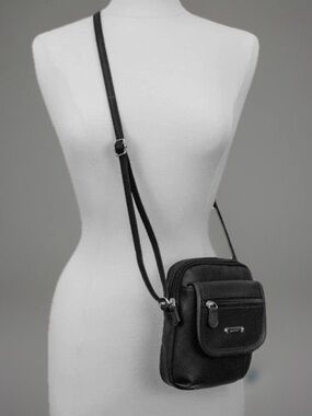Black Crossbody Mini Bag - Sleek Everyday Carry